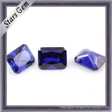 D-Violet Octagon Princess Cut Facet Cubic Zirconia